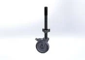 200mm Polyurethane Casters + 0.4M Legs — part 40617-02