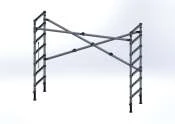 7 Rung Single-Width 2.5M Assembly — part 9908